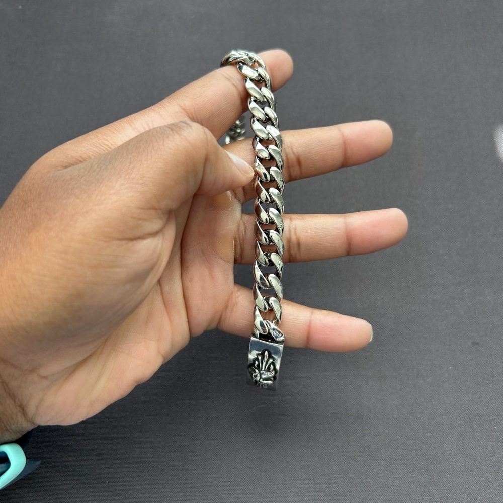 CH Floral cross bracelet